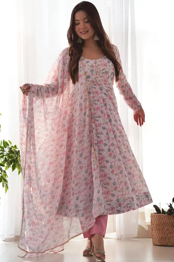 Anarkali Gown Suit For Raksha Bandhan