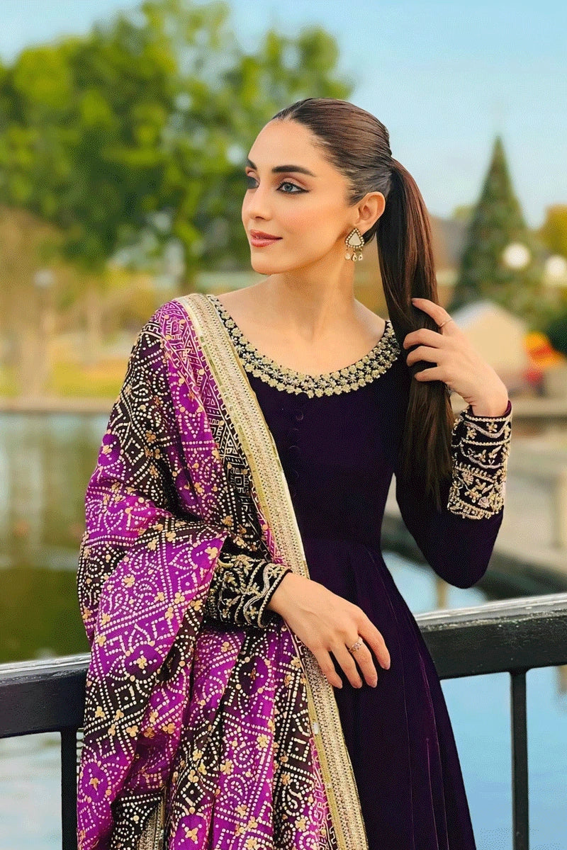 Sangeet party Anarkali gown