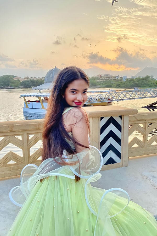 Anushka Sen Dresses Online Shopping Lehenga - Anaya Designer Studio