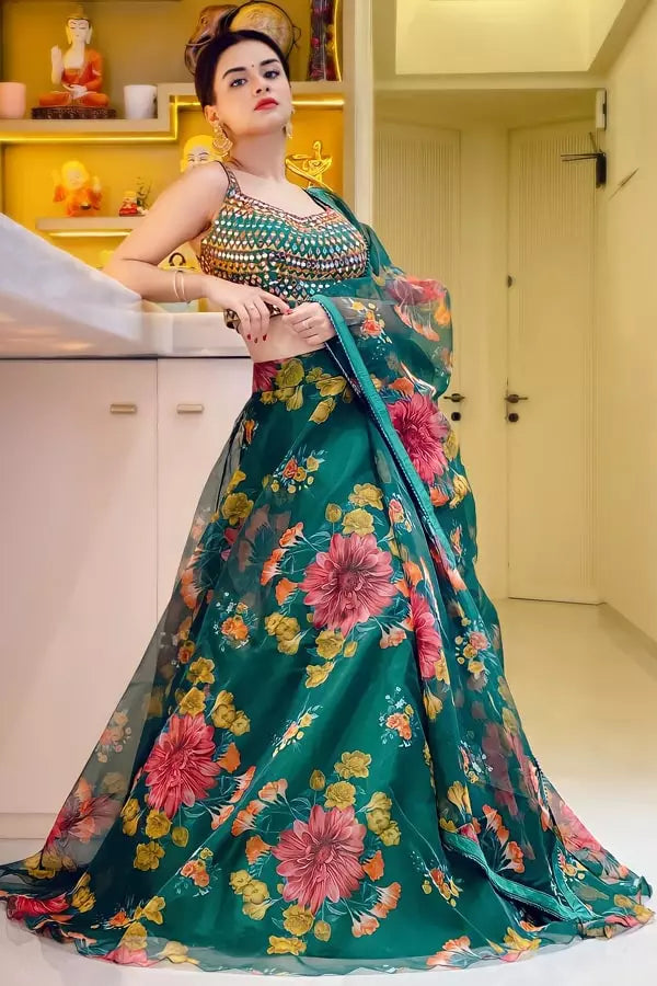 Organza Lehenga