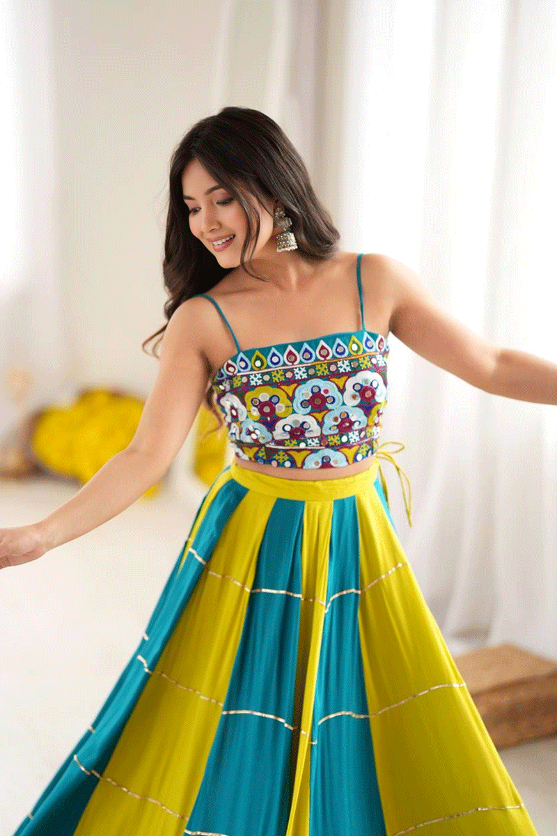 Backless Blouse Lehenga For Gen Z