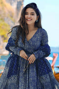 Bandhani print Anarkali suit