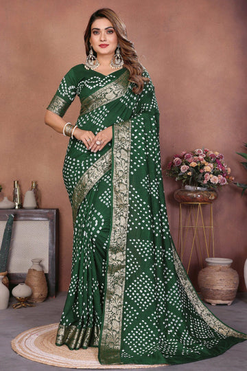 Beautiful Bandhani Print Saree for Celebration