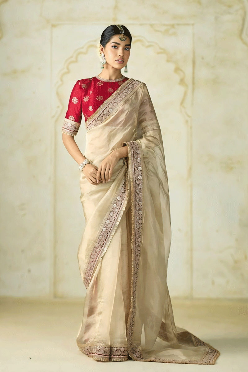 Beautiful Designer Saree For Wedding Guest