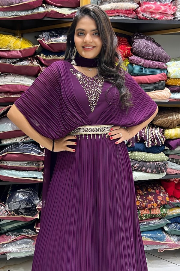 Indian Designer Long Gown Design For Women - Anaya Designer Studio