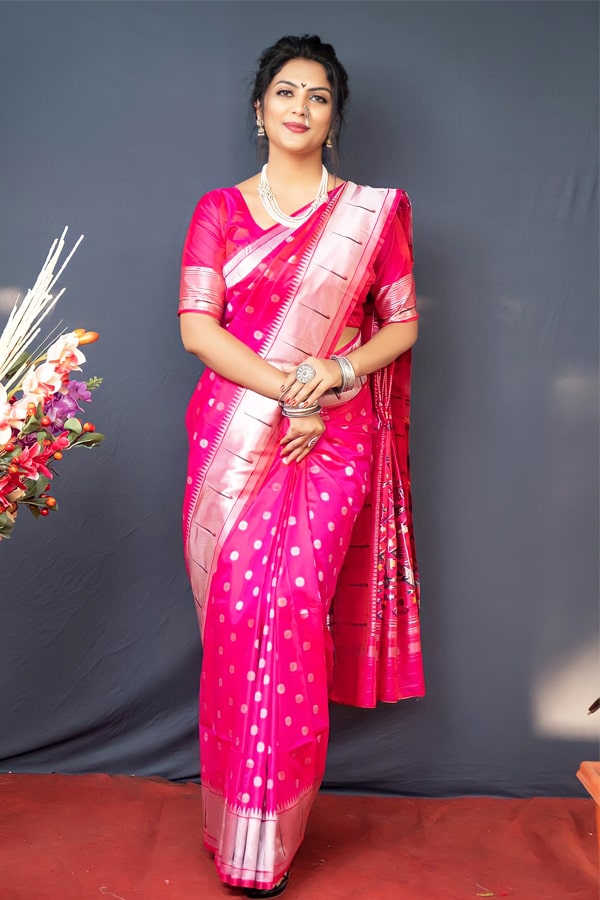 Paithani Pure Silk Saree For Women 2022 - Anaya Designer Studio