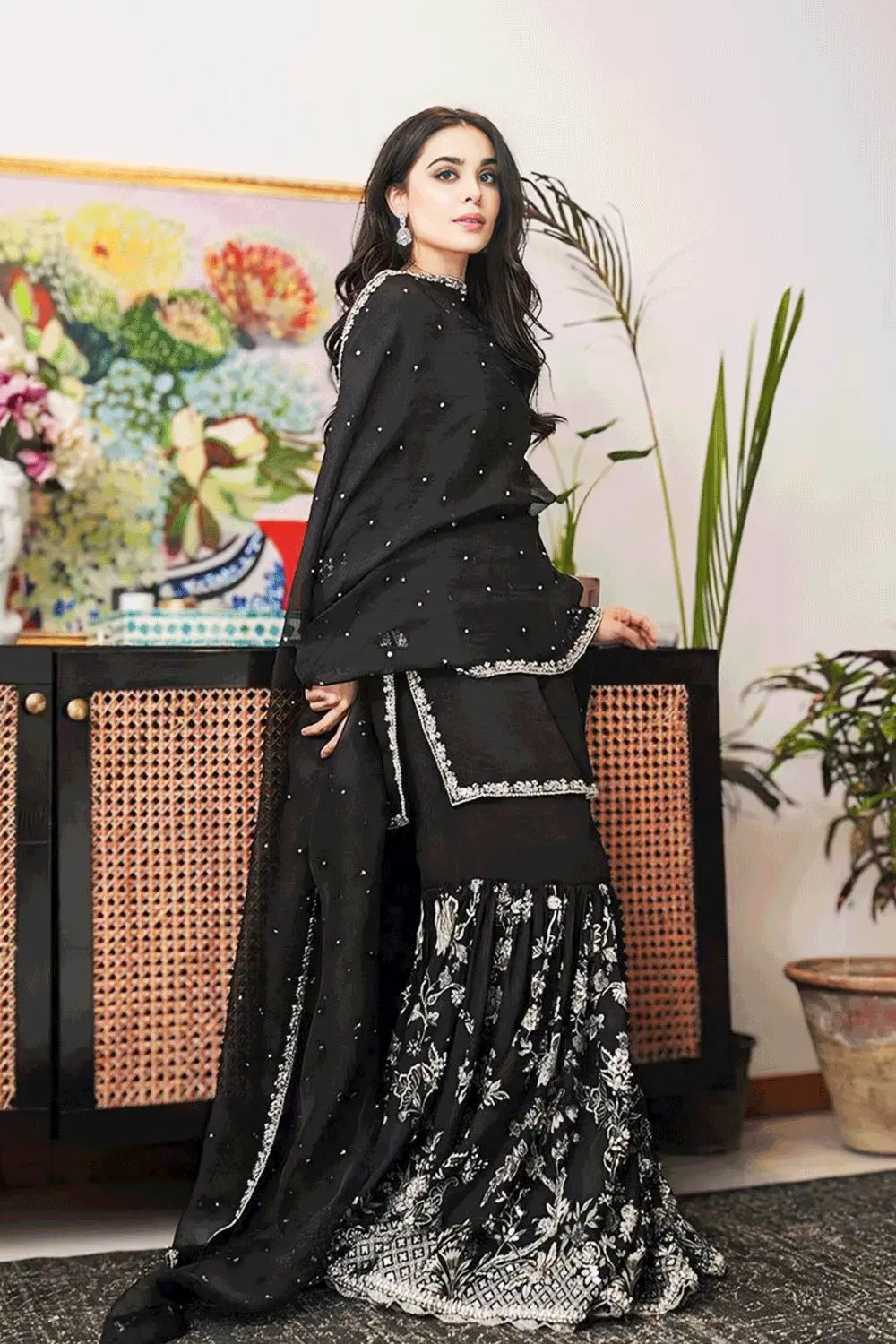 Black Sharara Dress With Price