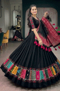 Black Chaniya Choli For Garba Night