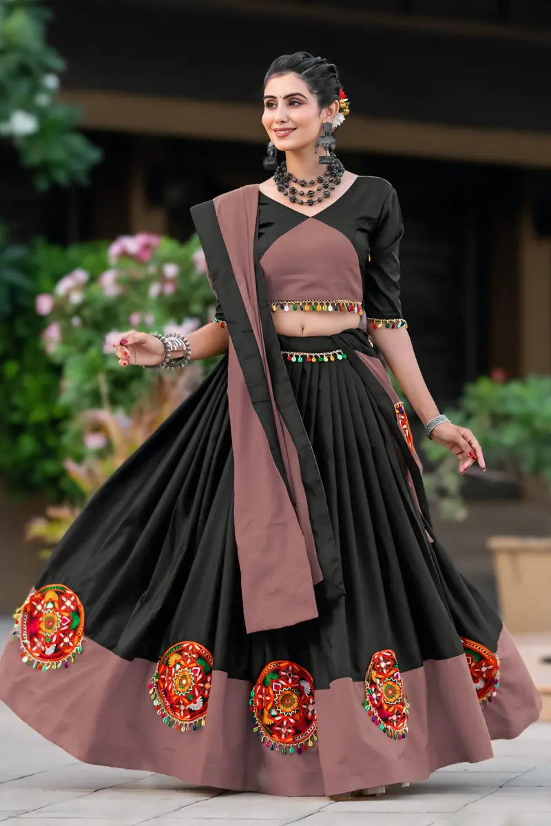 Black navratri choli for girl