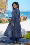Blue Bandhani dress