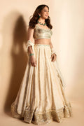 Bollywood Actress Madhuri Dixit Celebrity Crop Top Lehenga