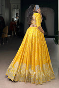 Brothe Haldi Lehenga Choli With Koti 