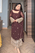 Brown Designer Dress