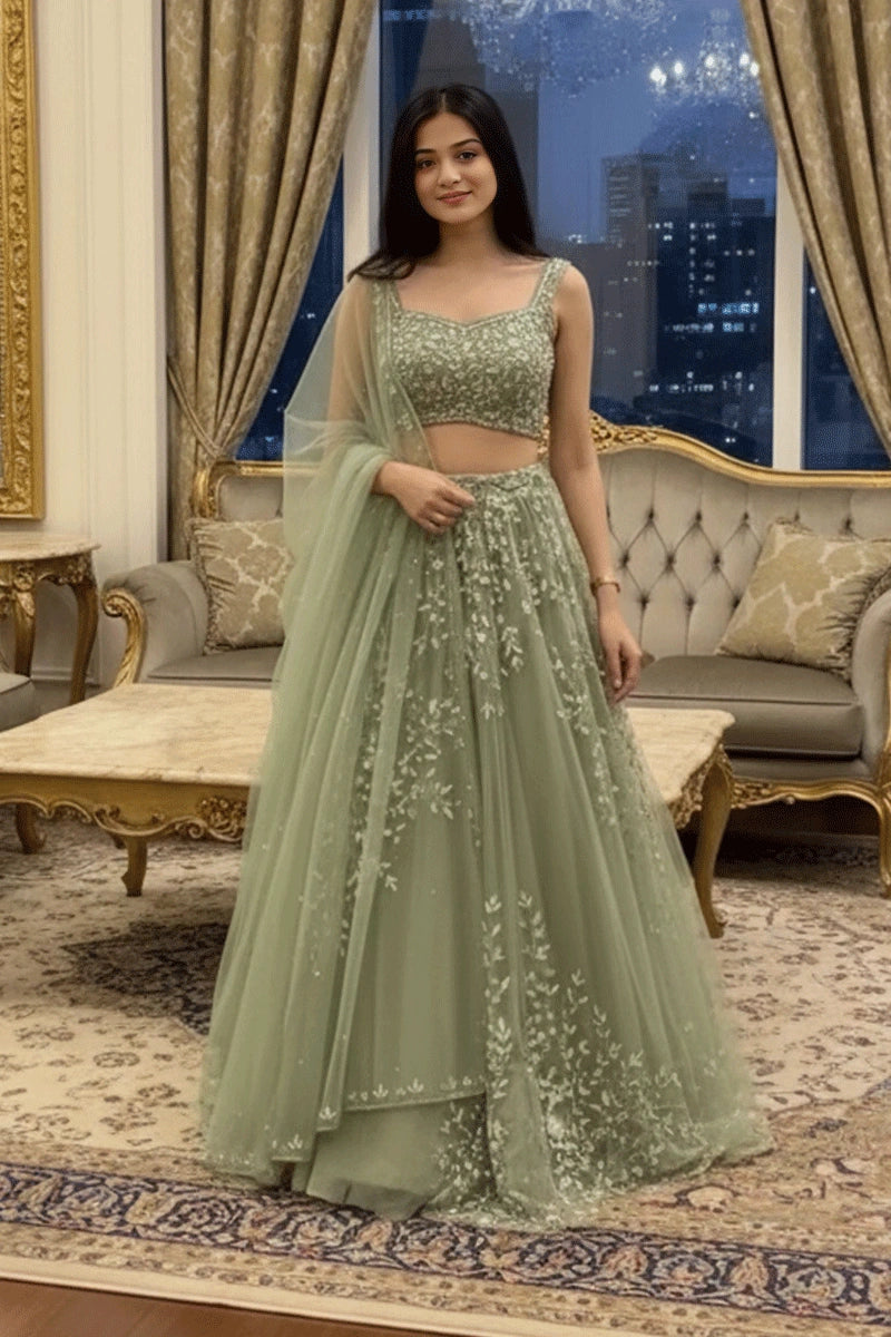 Butterfly Net Lehenga