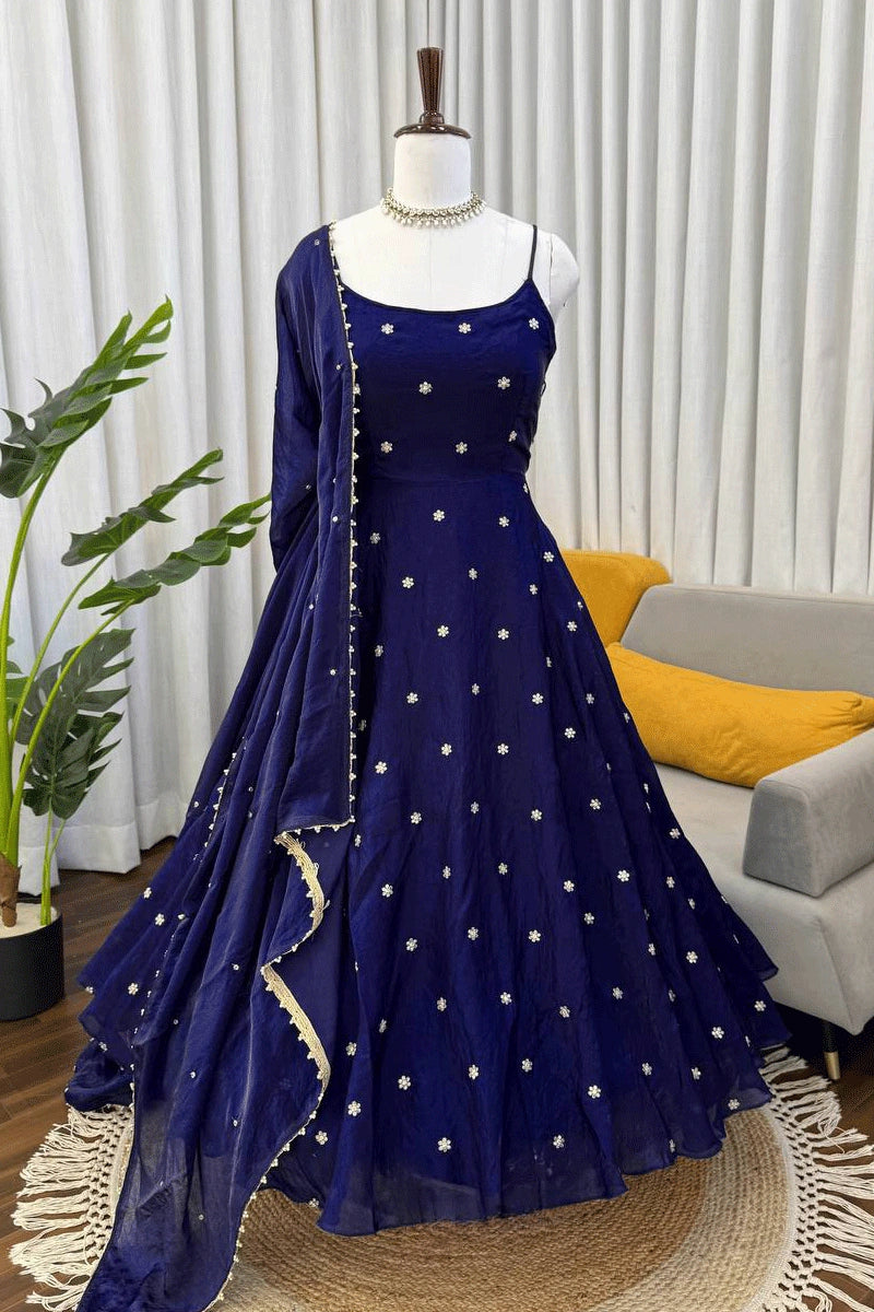 Celebration Wear Outfit with Sleeveless