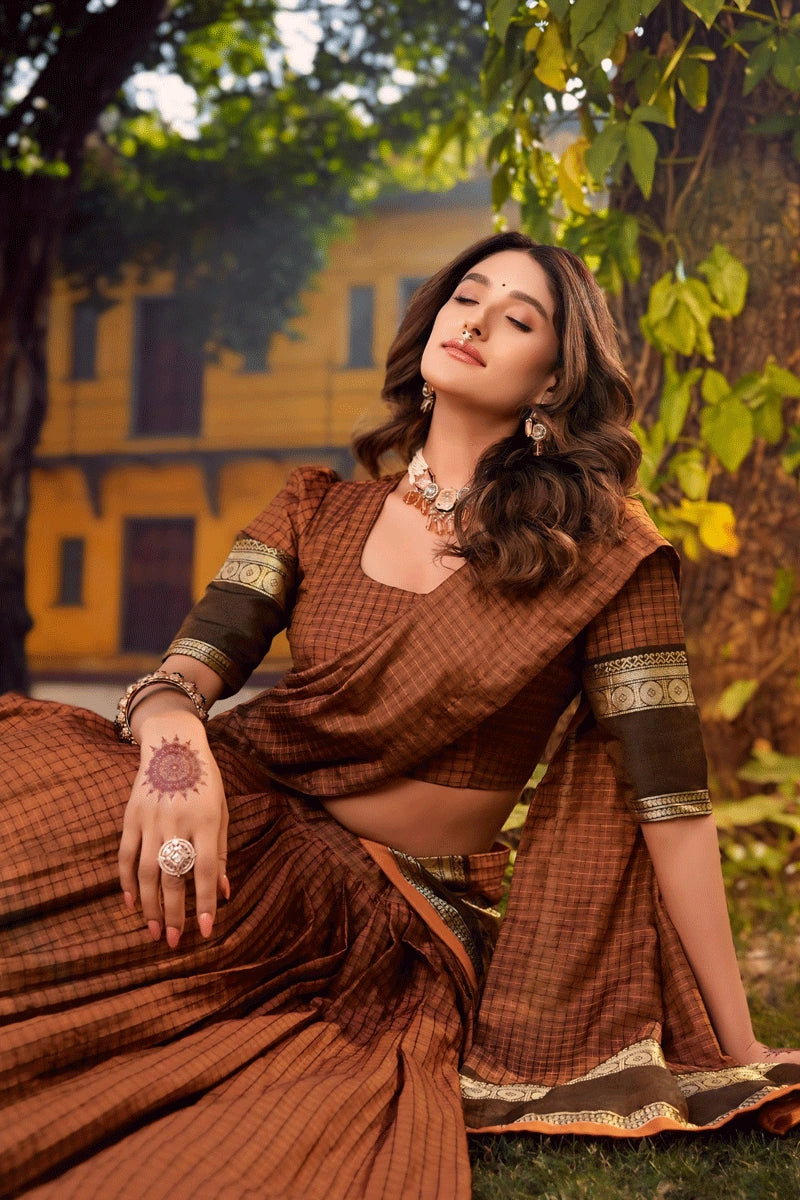 Chettinad half saree