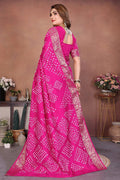 Classic Bandhej Design Saree for Women

