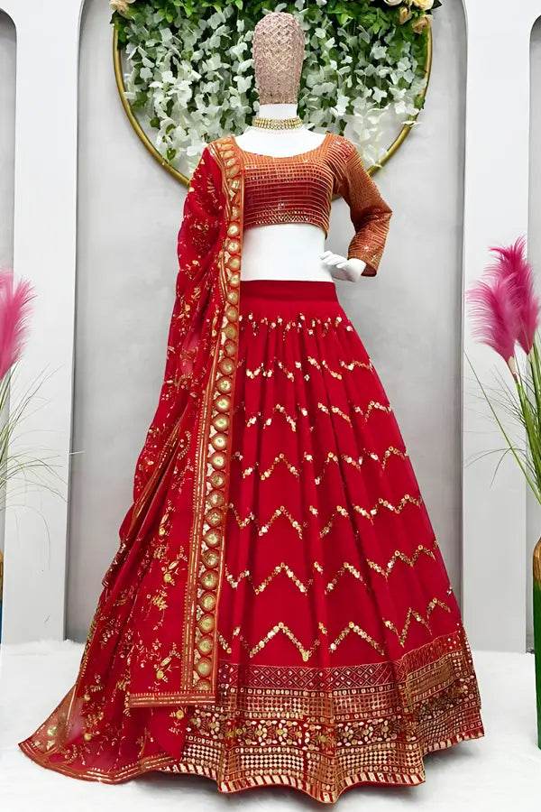 Lehenga choli for karwa chauth clearance