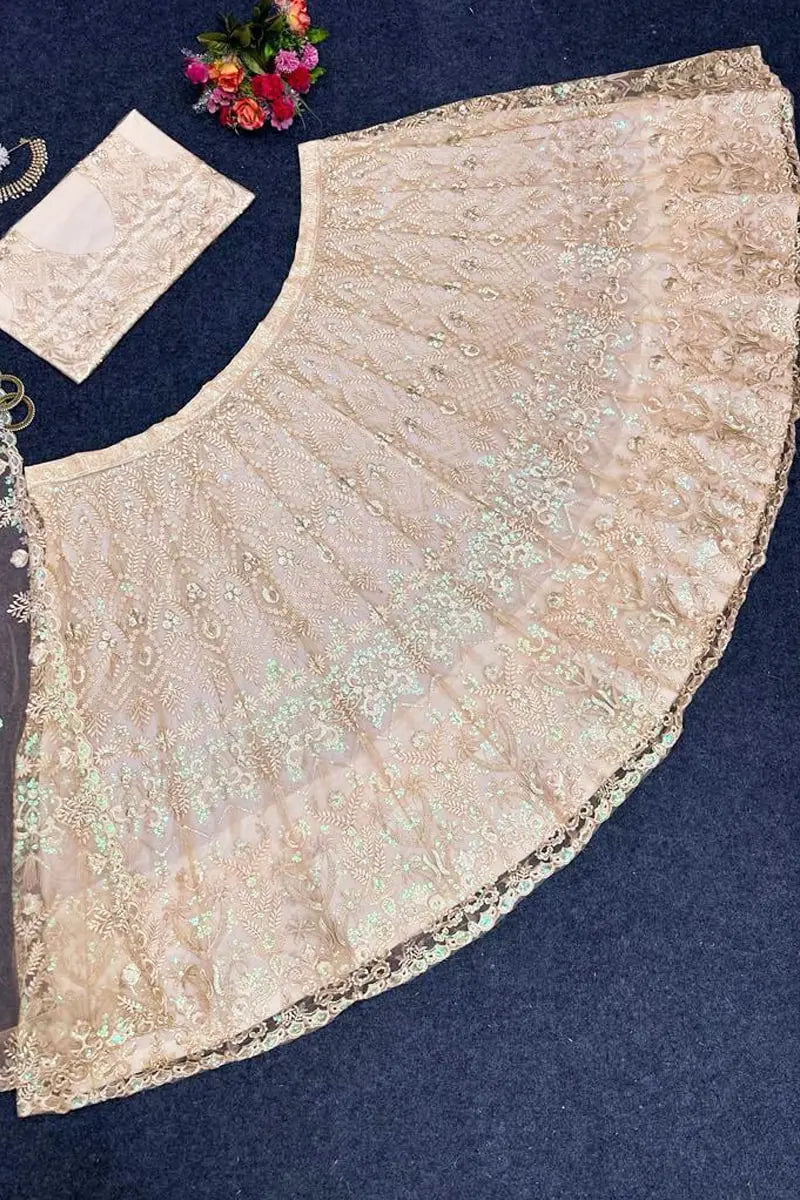 Crop Top Lehenga For Teenage Girl