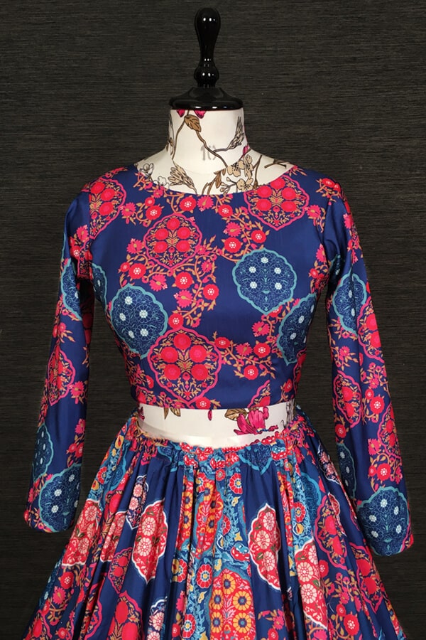 Designer Floral Print Lehenga Choli For Wedding - Anaya Designer Studio