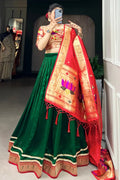 Crop Top Lehenga With Dupatta