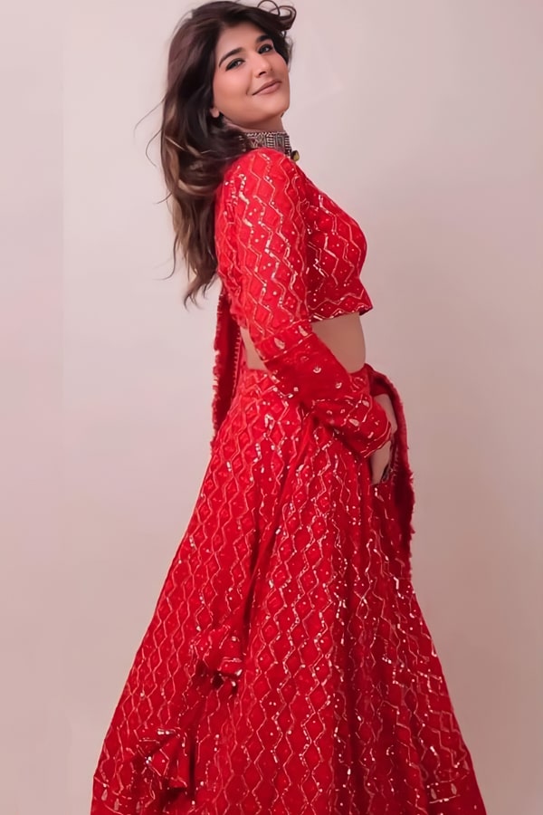Latest Crop Top Lehenga Designs For Festival 2022 - Anaya Designer Studio