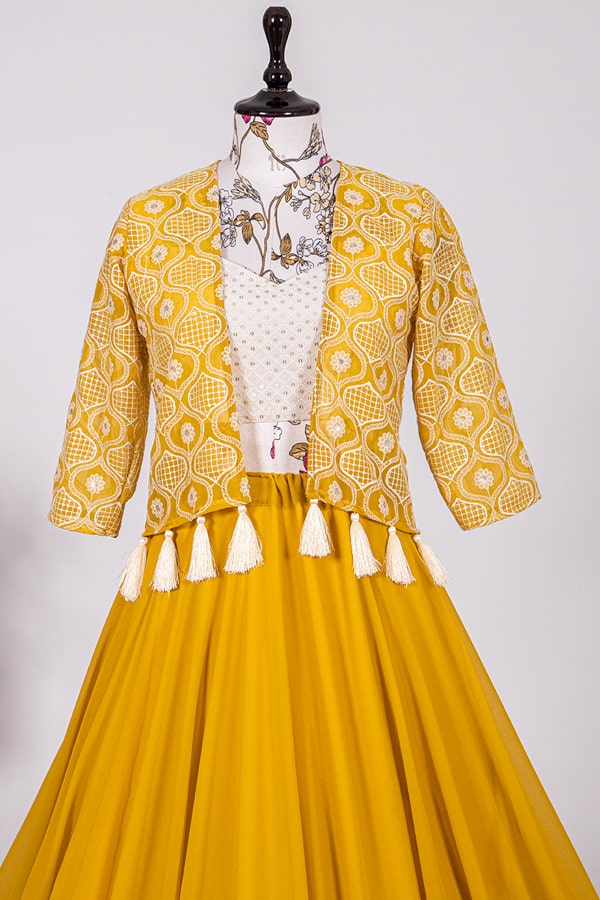 Designer Jacket Style Lehenga Image 2023 - Anaya Designer Studio