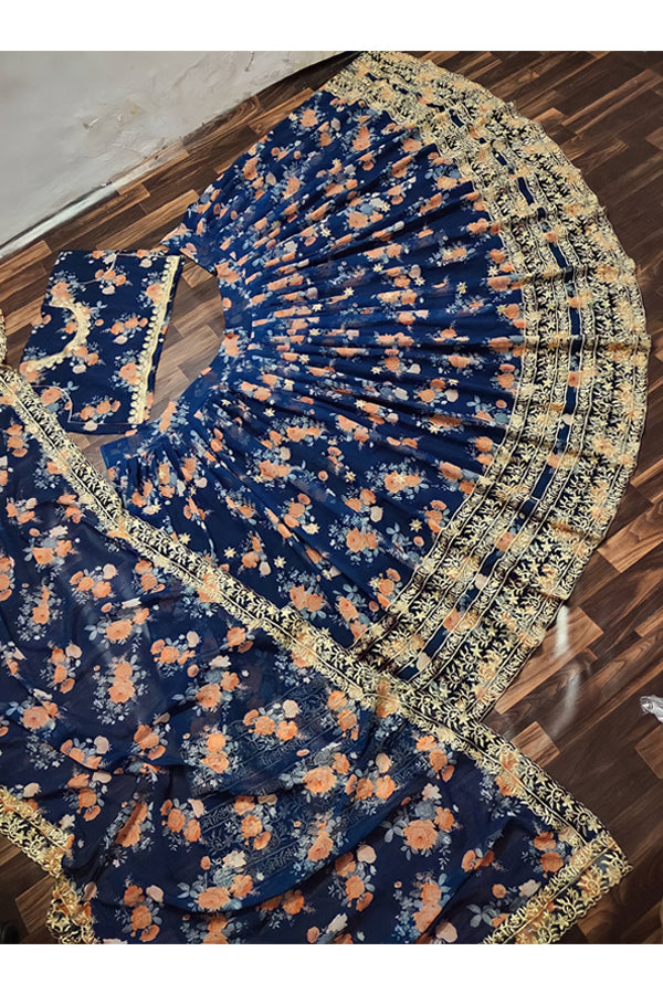 Crop top lehenga with dupatta Price Images - Anaya Designer Studio