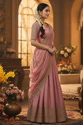 Cultural half saree look