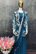 Designer Evening Gown With Jacket Style