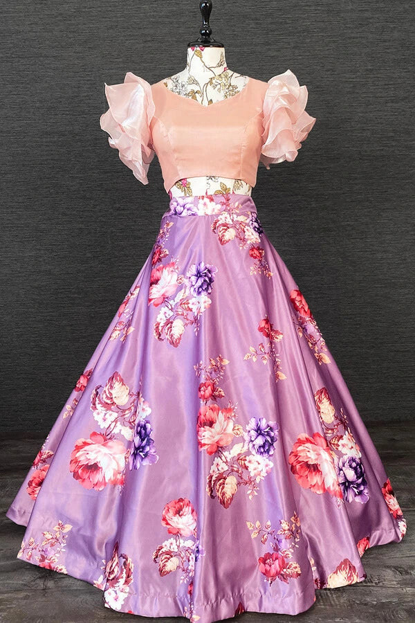 Designer Floral Print Lehenga Design For Girls 2023 - Anaya Designer Studio