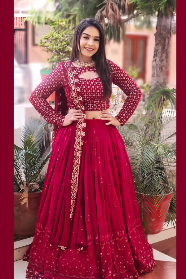Designer Heavy Embroidery Lehenga For Wedding - Anaya Designer Studio