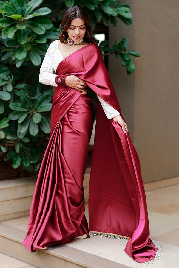 Party Wear Designer Festive Special Saree For Girls - Anaya Designer Studio