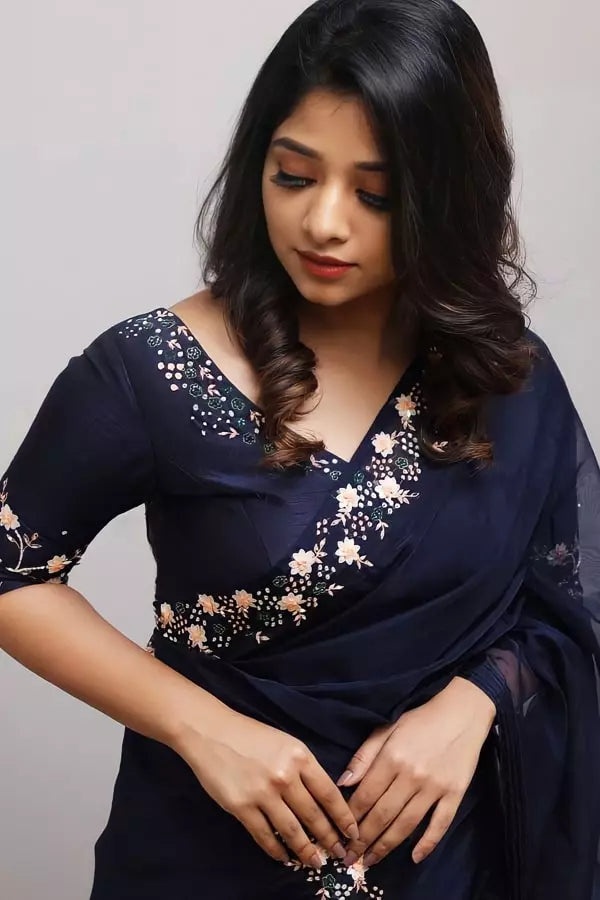 Evening Wedding Designer Saree For Wedding Reception 2022 - Anaya Designer Studio
