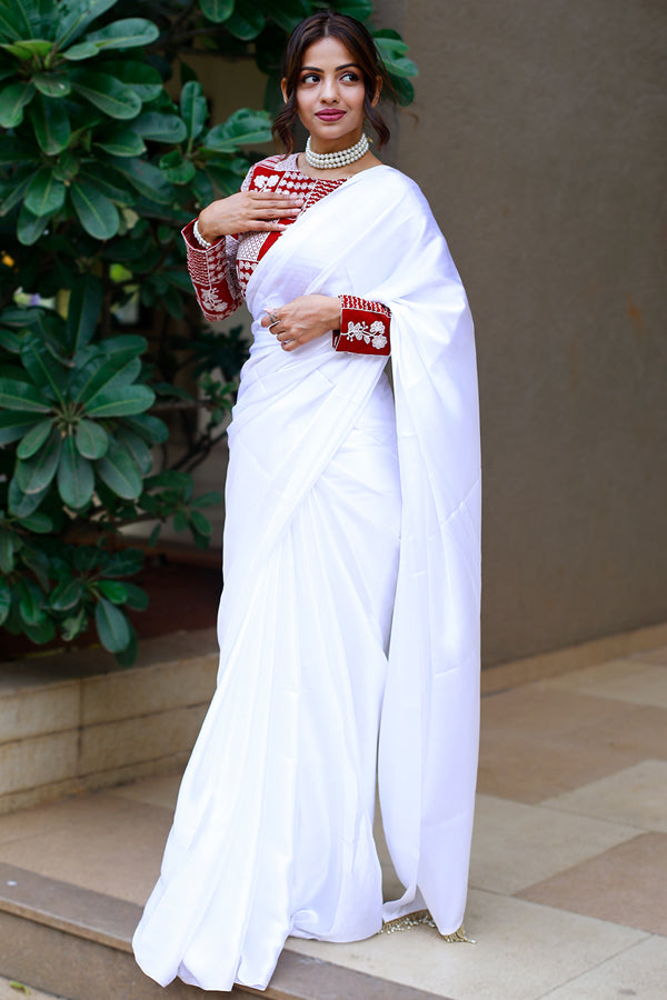 Designer Silk Saree For Farewell Party 2022 - Anaya Designer Studio