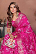 Designer Bandhani Saree for Festive Occasion