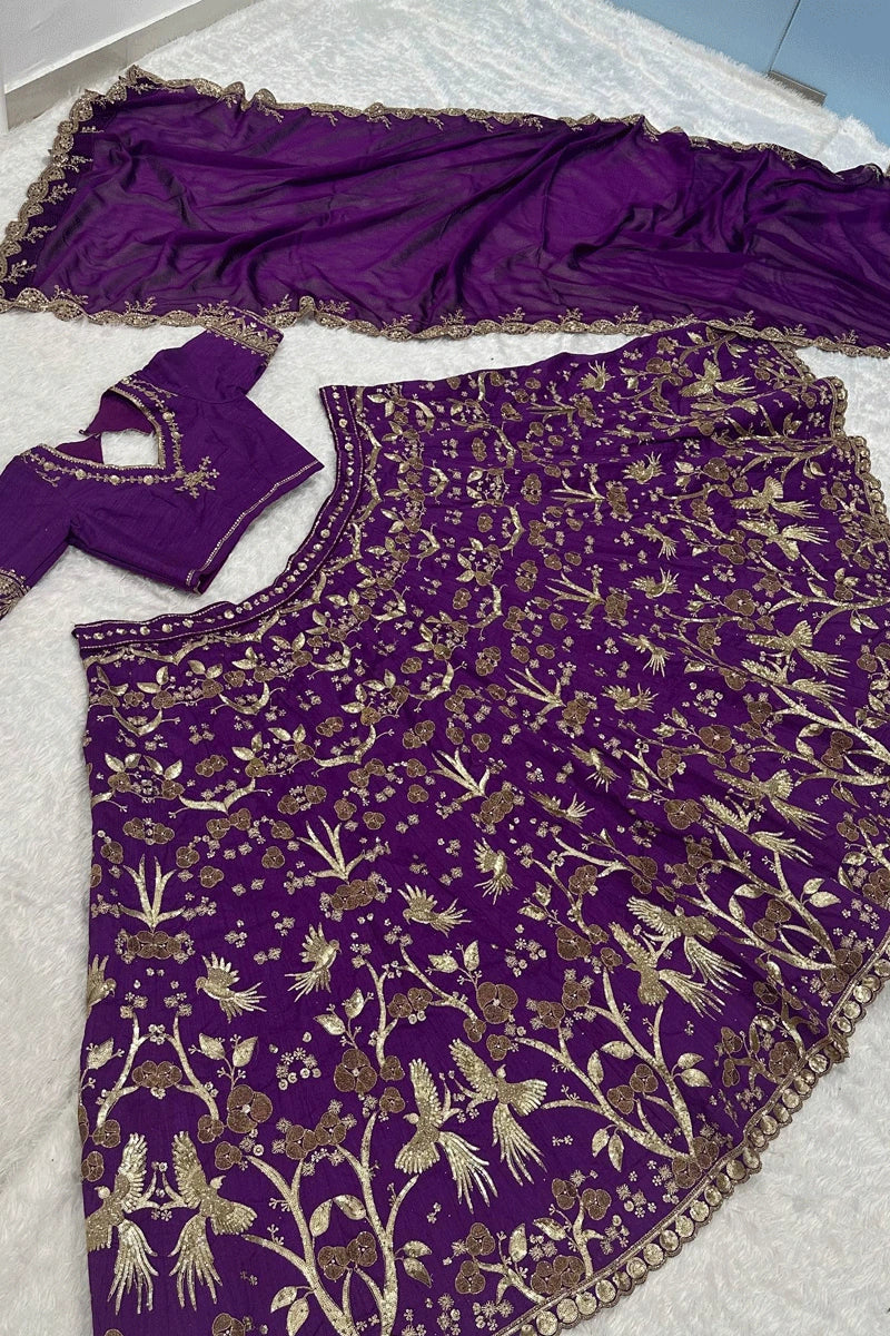 Designer Bridal Reception Lehenga 