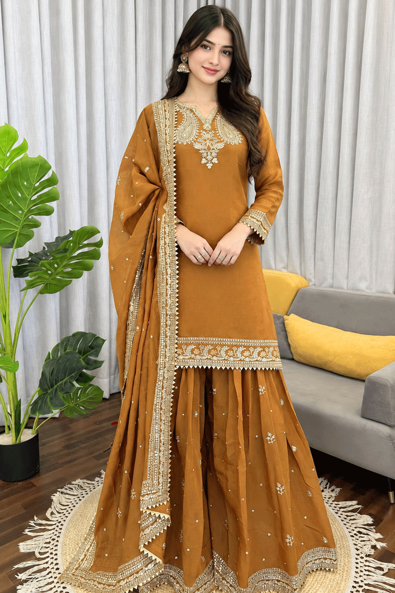 Designer Diwali Plazo Dress For Women