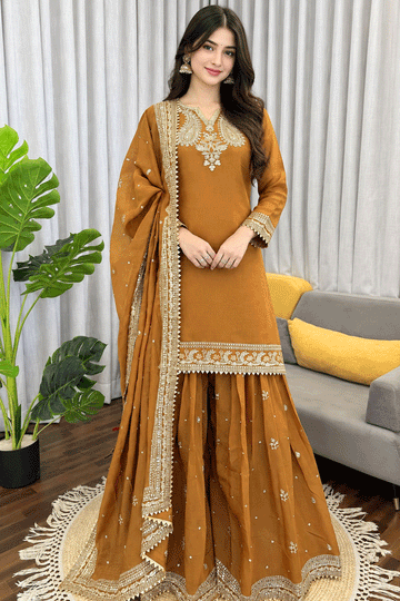 Designer Diwali Plazo Dress For Women
