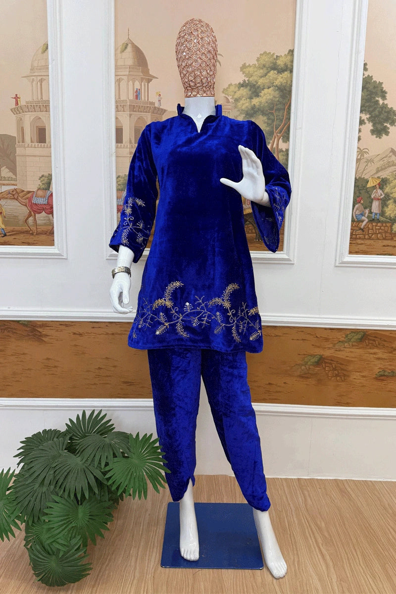 Designer Embroidery Co-ord Dress