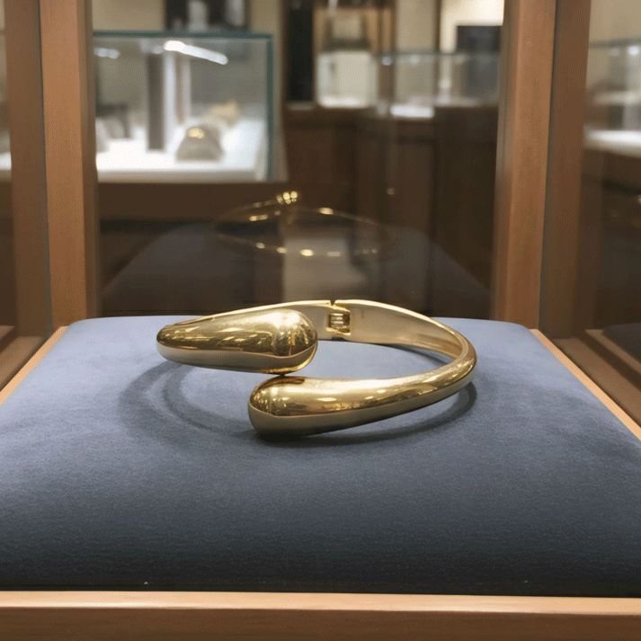 Designer Gold Finish Bracelet