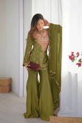 Designer Mehendi Outfit