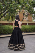 Designer Navratri Black Chaniya Choli