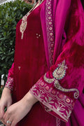 Designer Pink Velvet Dress for Wedding Wear