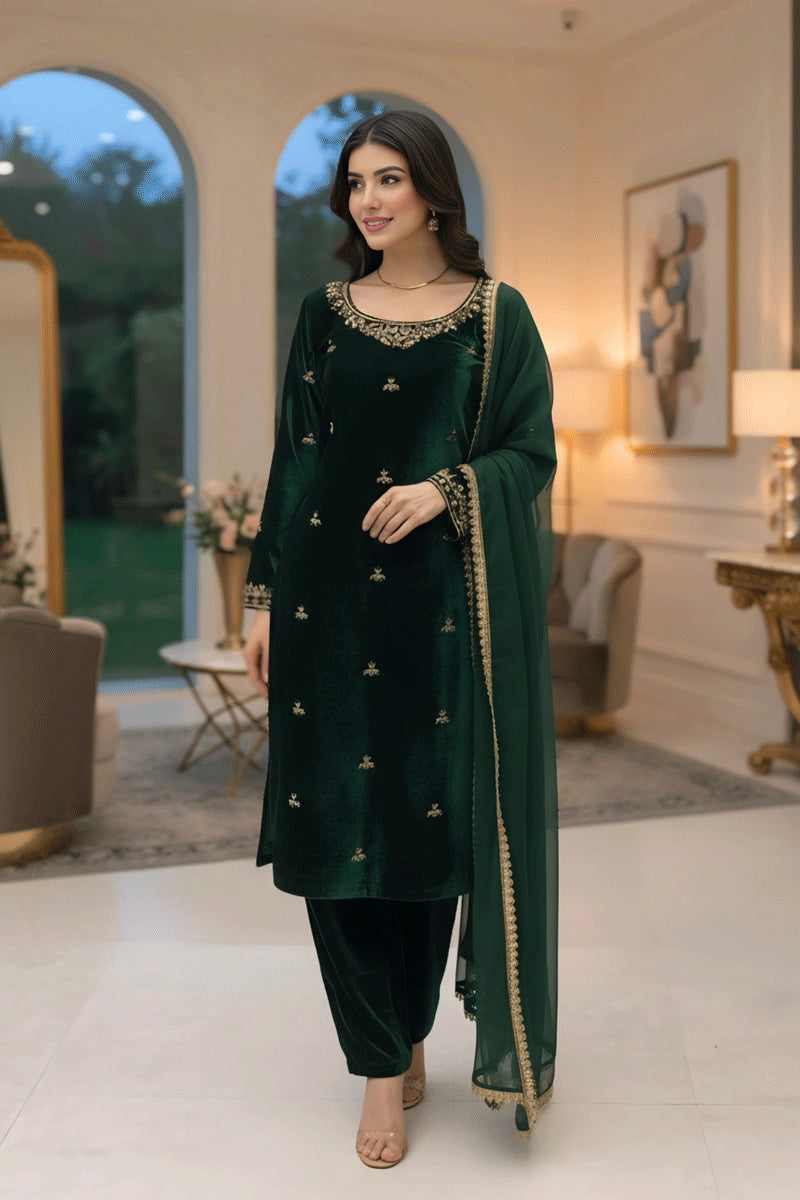 Designer Sequence Work Suit