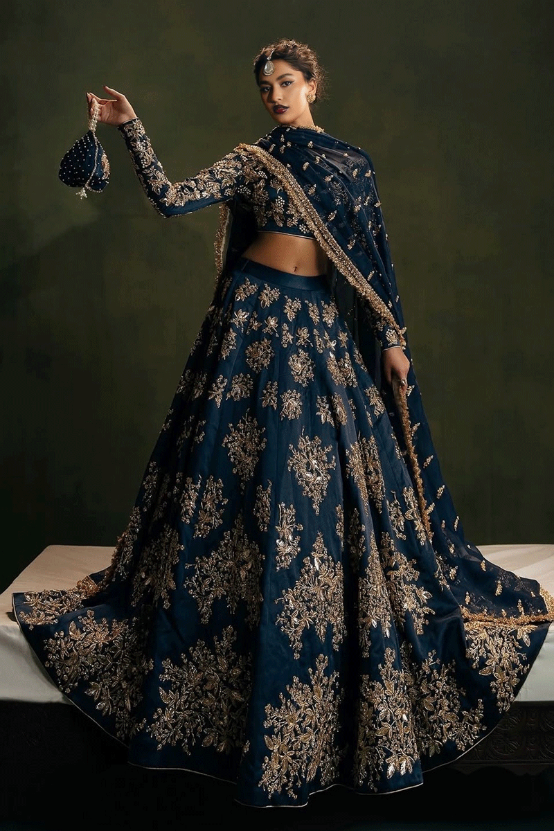 Designer Thread Work Lehenga for Sangeet Function