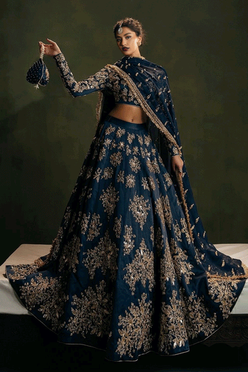 Designer Thread Work Lehenga for Sangeet Function