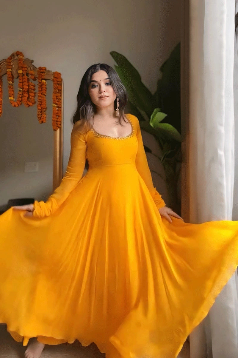 Designer Yellow Outfit