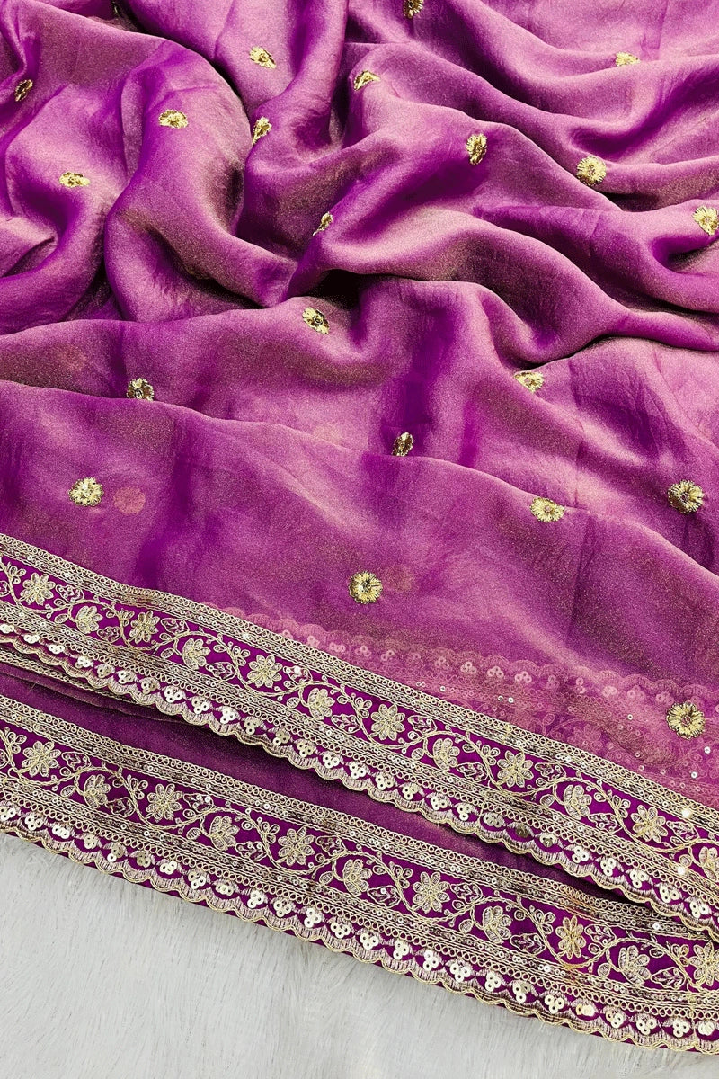 Designer party saree