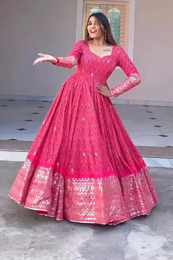 Best Digital Print Long Gown For Women 2022 - Anaya Designer Studio
